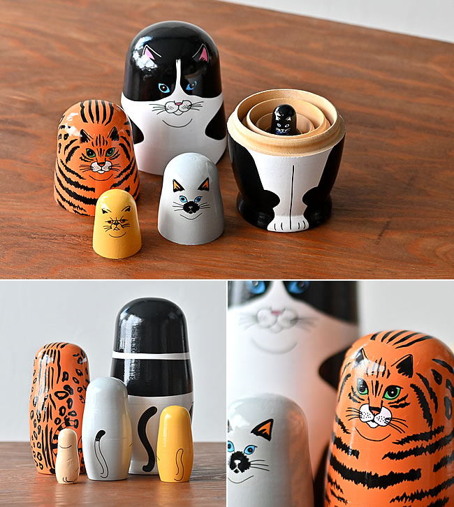 Feline 5 / 猫のマトリョーシカ | ゼネラルストア オルネ