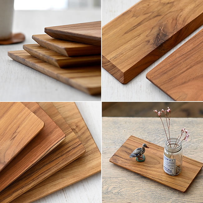 TEAK サービングプレート レクト | ゼネラルストア オルネ