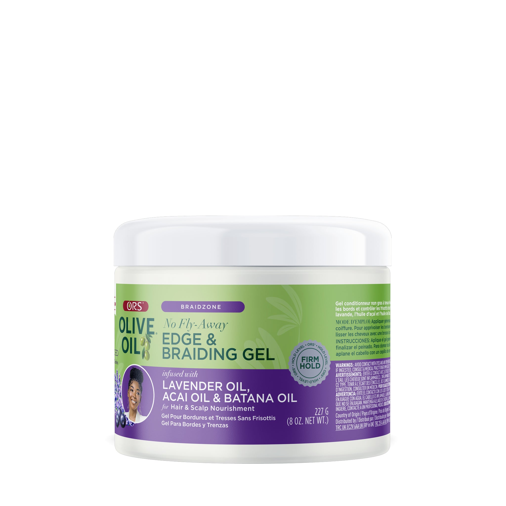 ORS Olive Oil Braidzone Edge & Braiding Gel for Hair & Scalp