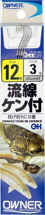 OH 白 流線ケン付 | 株式会社オーナーばり｜海釣り仕掛け、投げ釣り