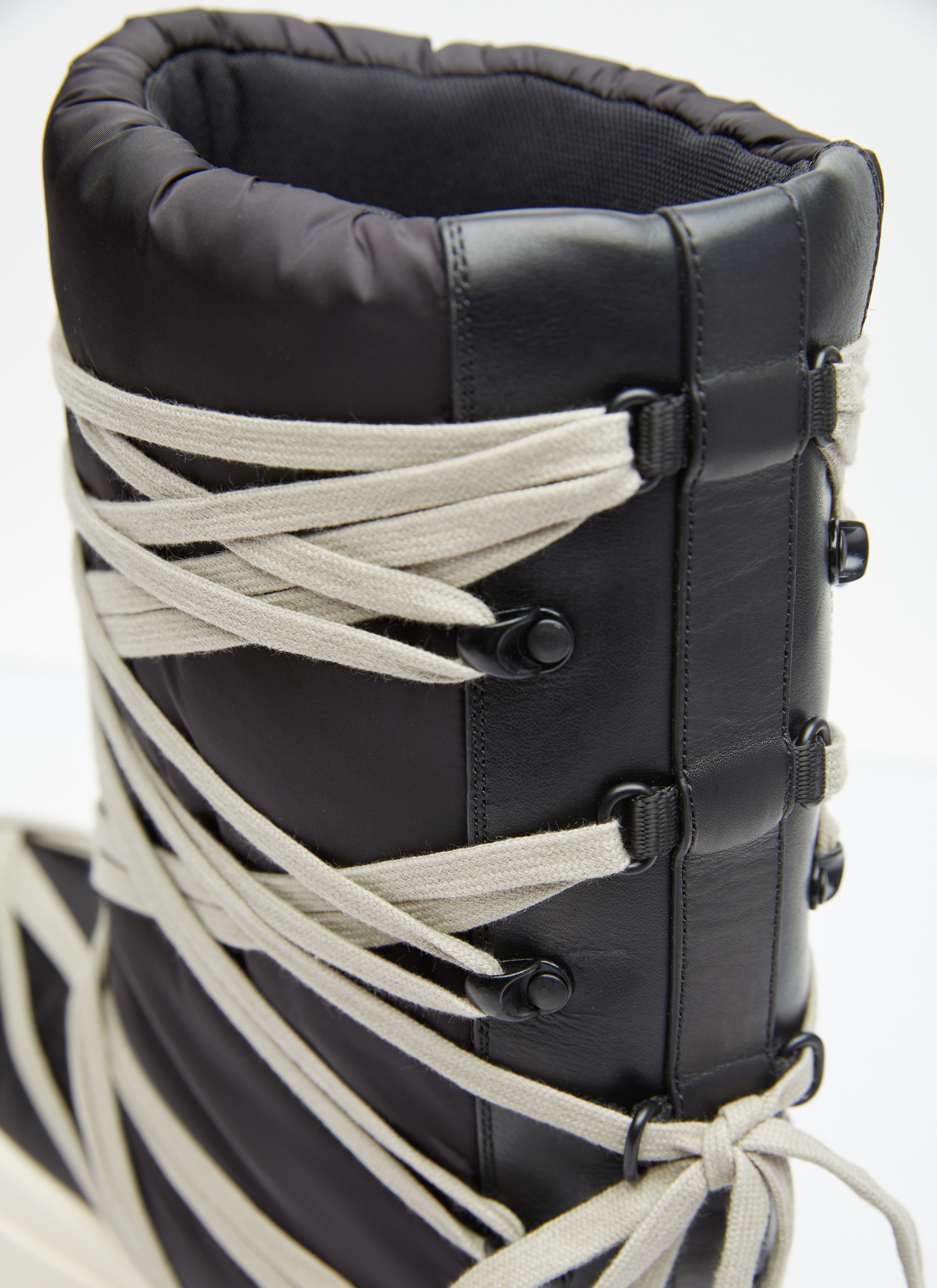 Moncler + Rick Owens Big Rocks レザーブーツ の ブラック | LN-CC®