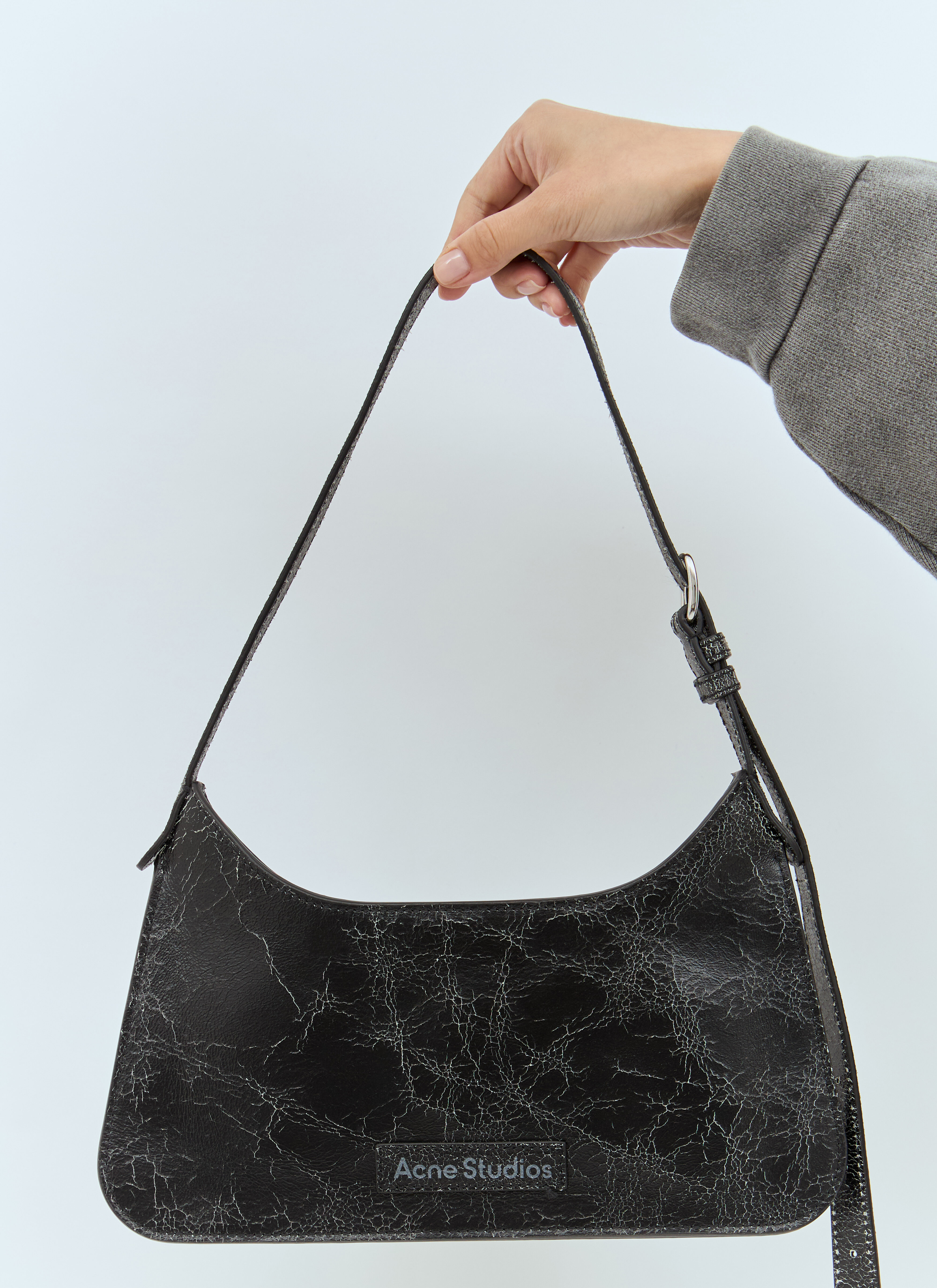 Acne Studios レディース プラットミニショルダーバッグ の ブラック