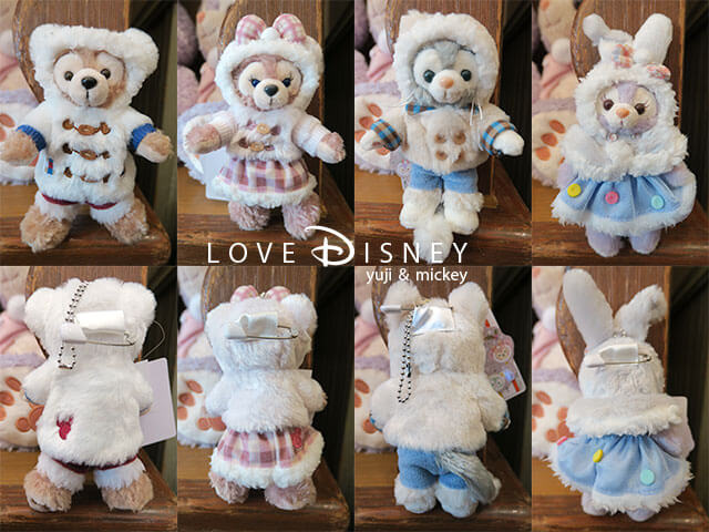 ウィンターホリデー ぬいぐるみバッジ ダッフィー 東京ディズニーシー