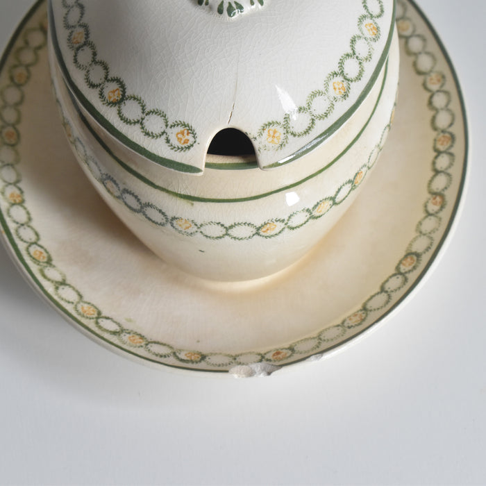 アンティークソーシエール 蓋付き ロンウイー — Loane Interior