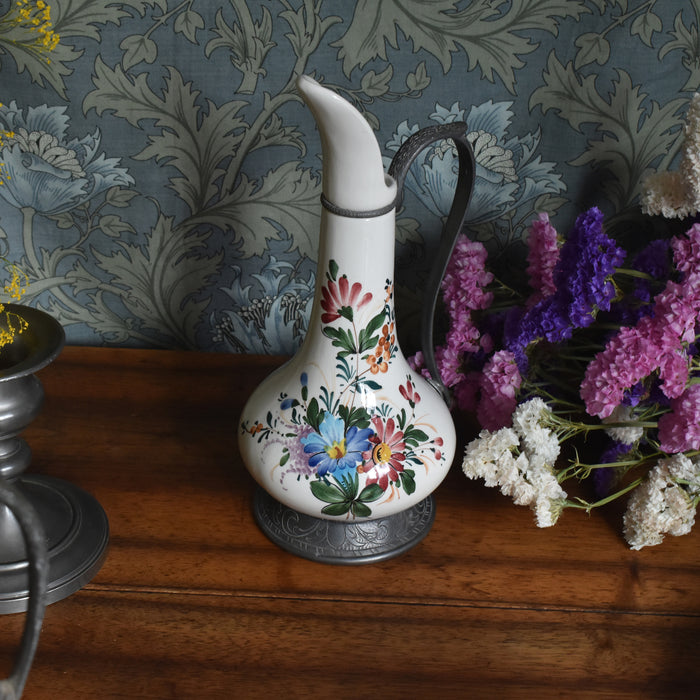 ヴィンテージ ピューター＆陶器 水差し — Loane Interior