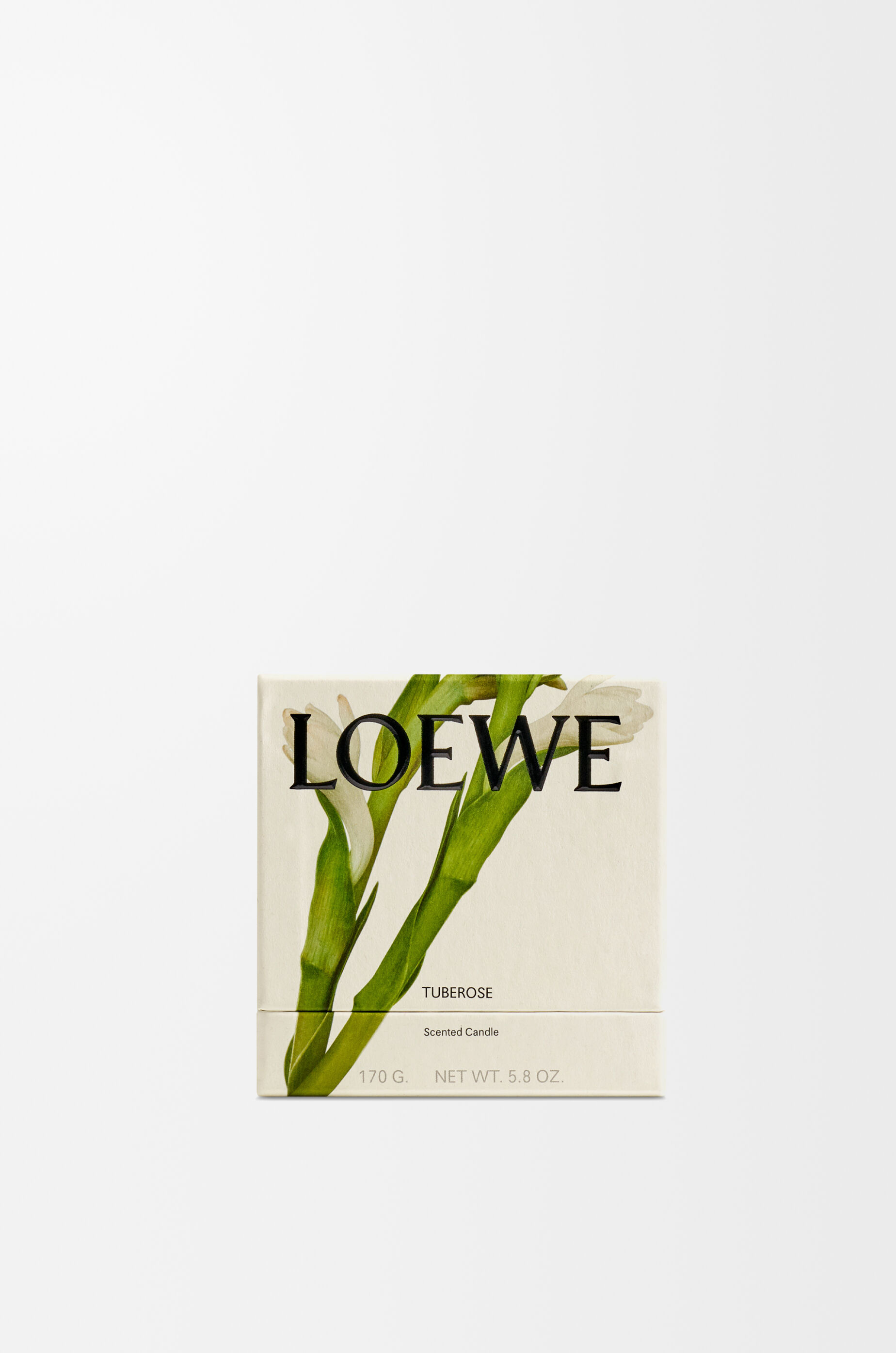 チューベローズ フレグランスキャンドル ホワイト - LOEWE Japan