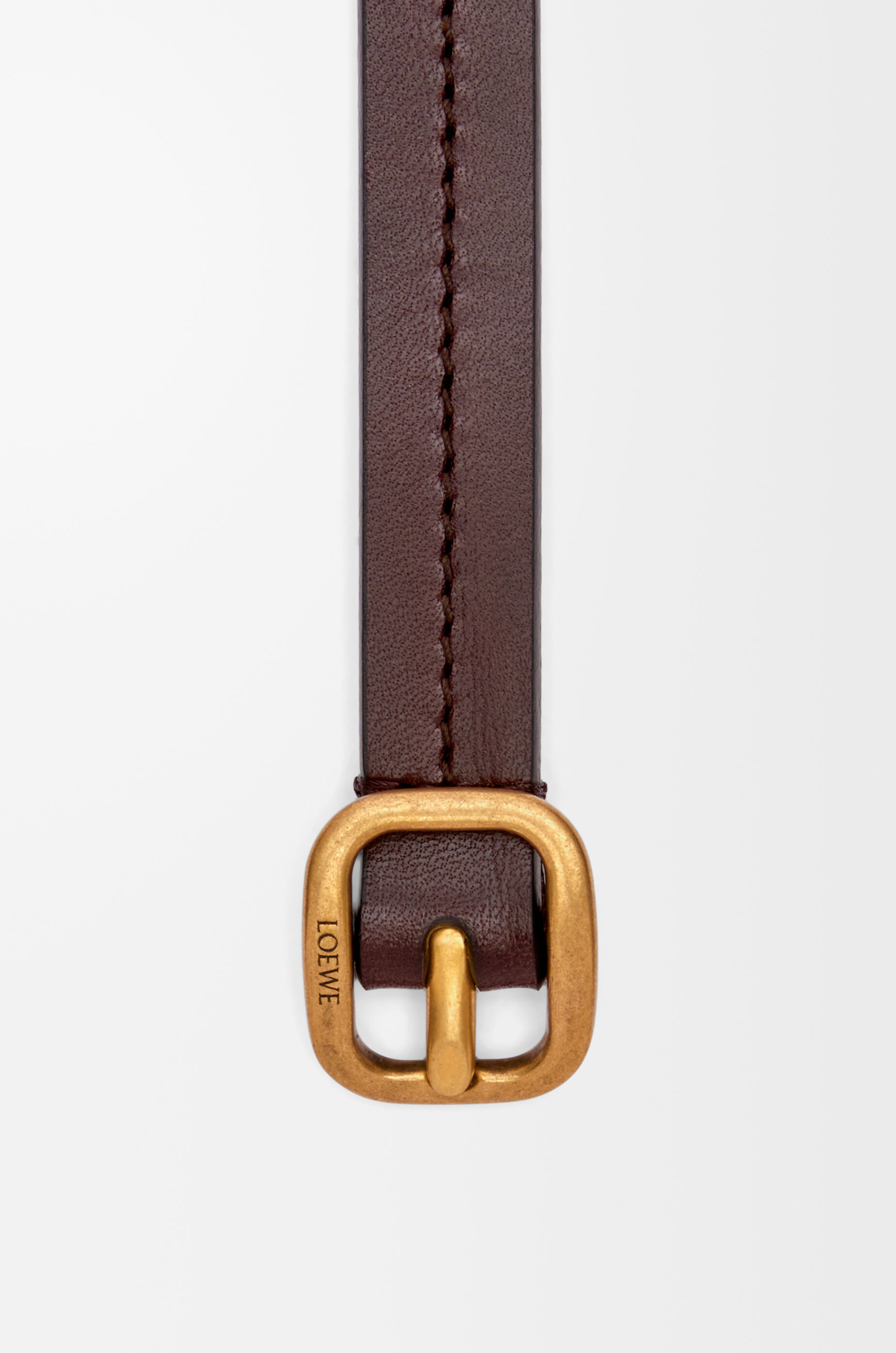 ラウンド ソフト ベルト（クラシックカーフ） ブラウン - LOEWE Japan