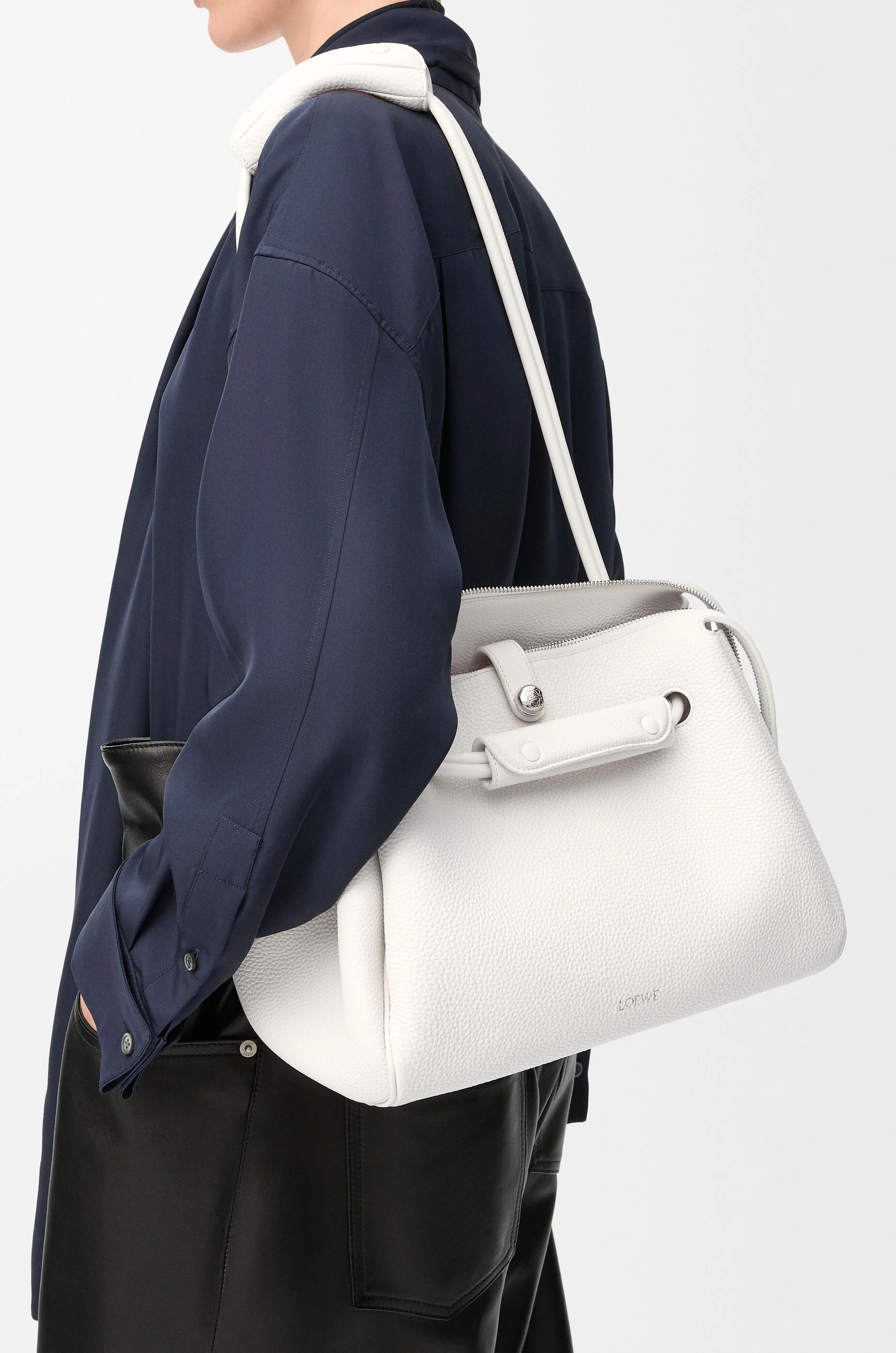 マドリードバッグ ミディアム（サプルグレインカーフ） ホワイト