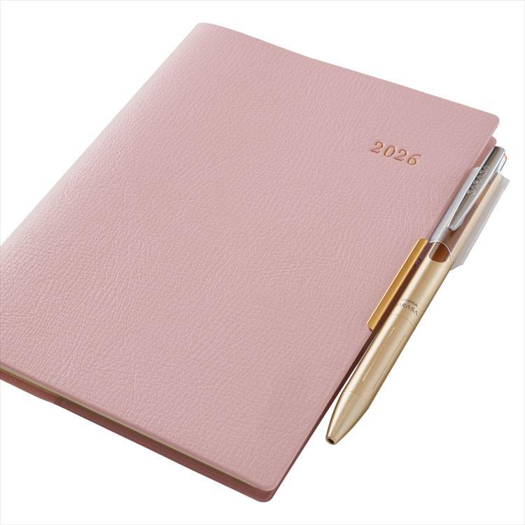 2026年4月始まり手帳 月間 B6 ペイジェム グラース ベビーピンク