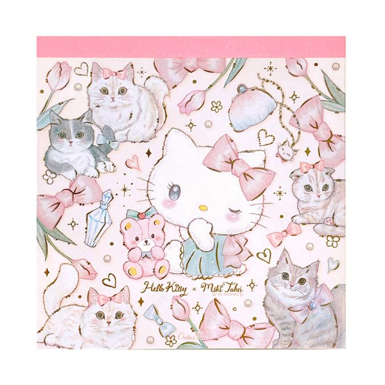 サンリオキャラクターズ×たけいみき メモパッド ハローキティ