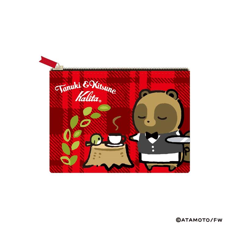 サガラ3ポケットポーチ タヌキとキツネ×カリタ タヌキ: キャラクター