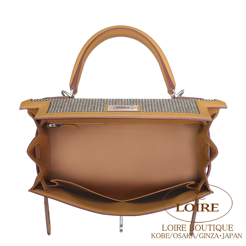 試着のみ エルメス ケリー金具 ティヴォリ ティボリ エルメス<br>ケリー 28cm 外縫い<br>セサミ<br>トワルキャドリーユ