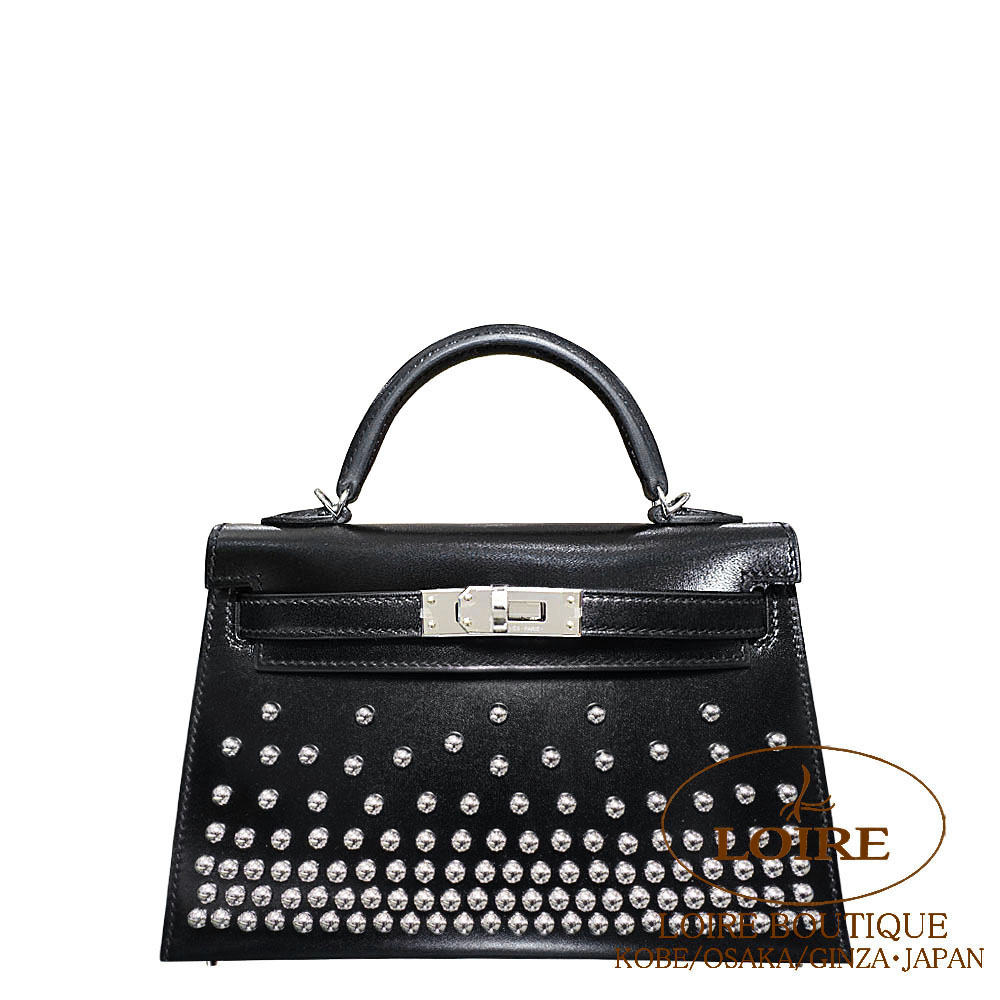 HERMES⭐︎ミニケリー⭐︎ミニケリー2 空箱 ランク NS 未使用品 HERMÈS エルメス ミニケリー2 ブラック (89