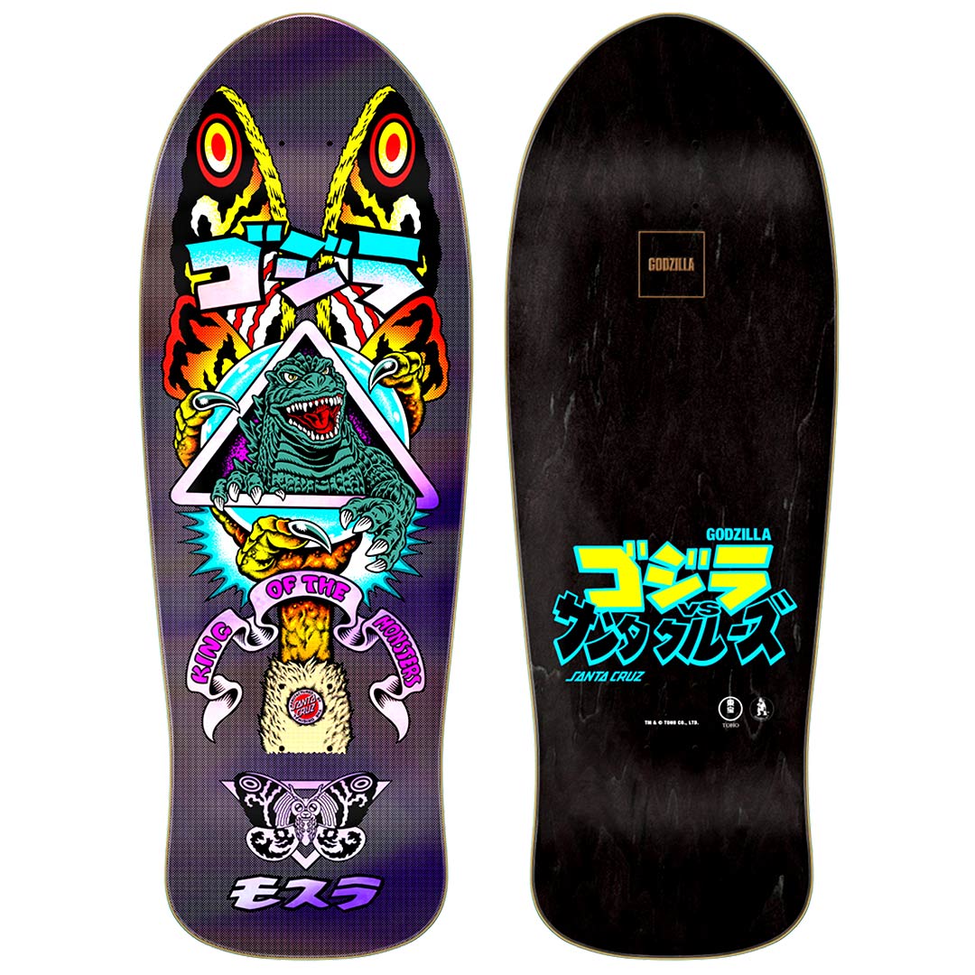 SANTA CRUZ X GODZILLA MOTHRA NATAS DECK 10.538