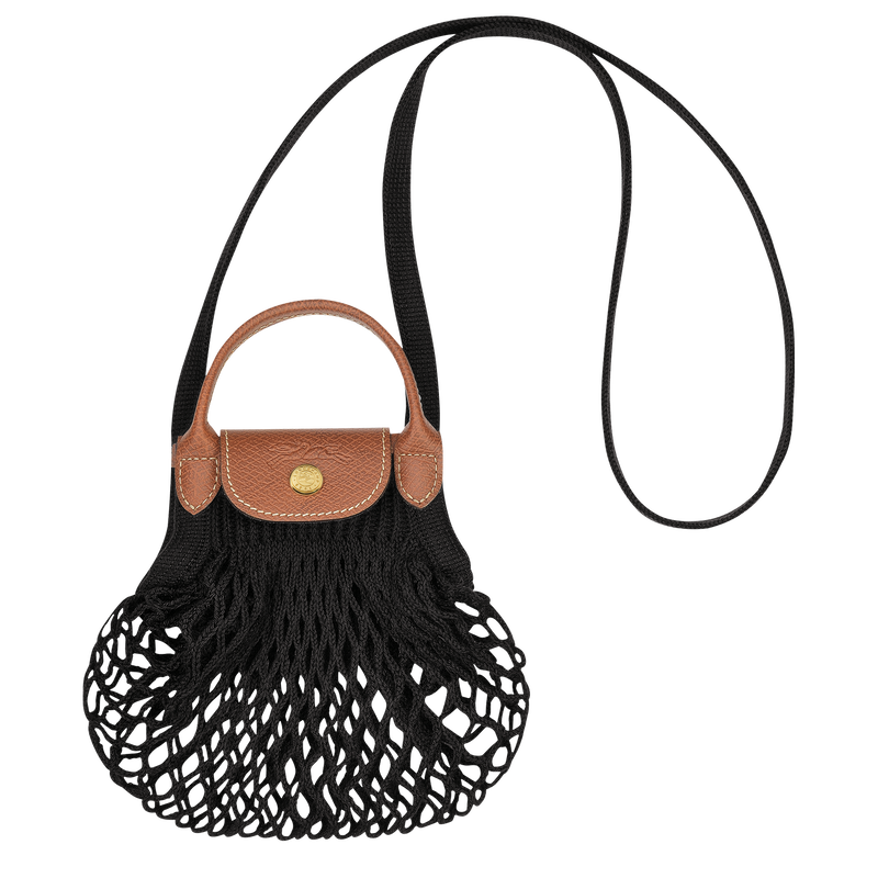 ル プリアージュ®フィレ XS クロスボディバッグ 黒 - ファブリック