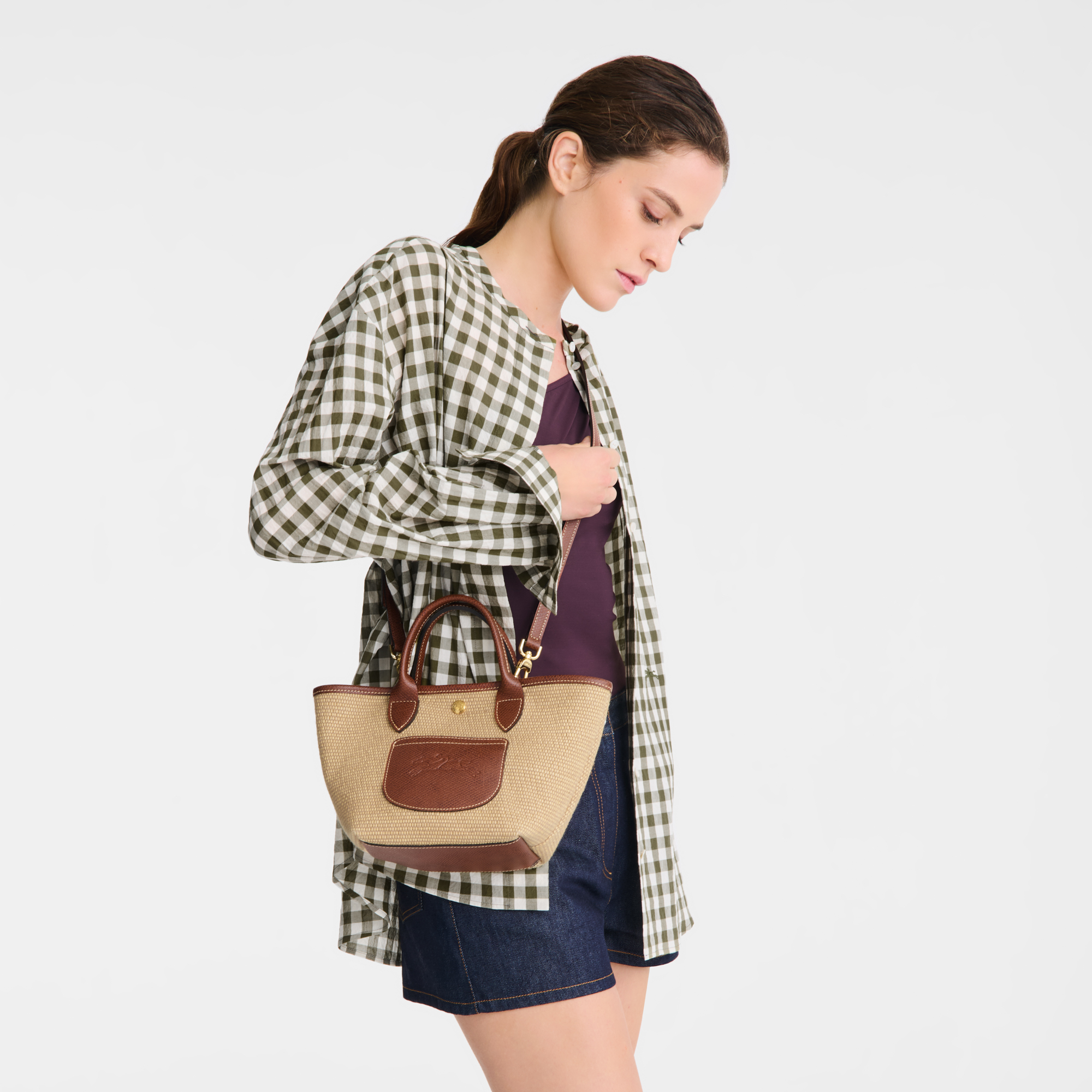 ル プリアージュ® コレクション XS バスケットバッグ ブラウン