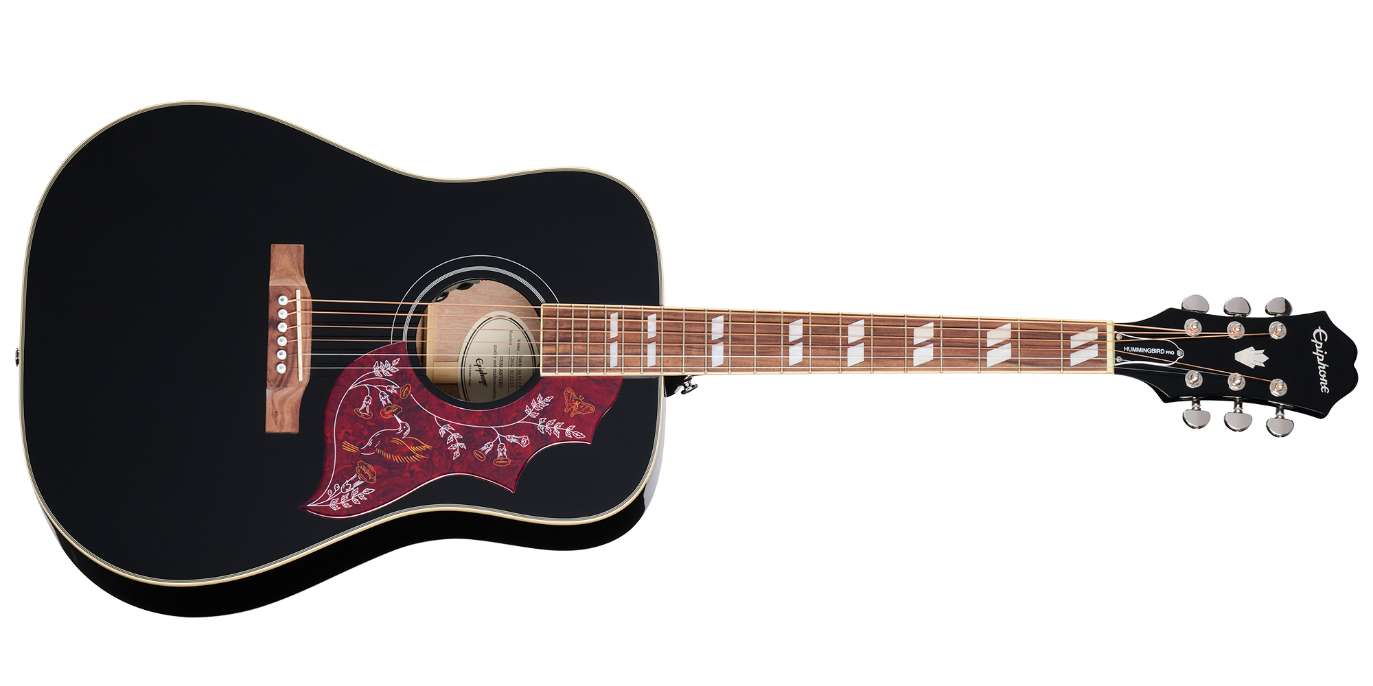 Epiphone Hummingbird Pro Acoustic/Electric Guitar - Ebony