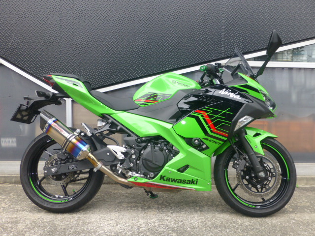 カワサキ Ninja400 (EX400L) 2023年 グリーン 中古車 バイク