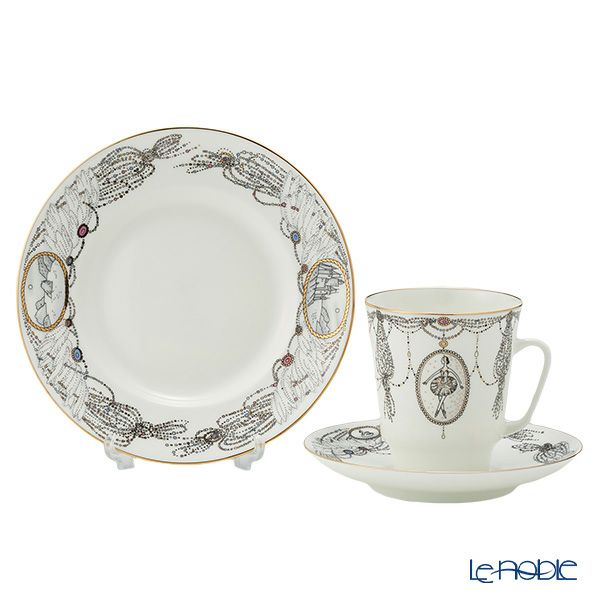 ロシア食器 インペリアル・ポーセリン バレエコレクション 3ピース