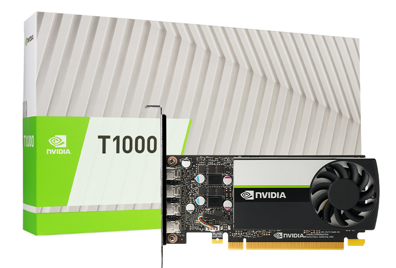 NVIDIA T1000︱T1000 8GB | NVIDIA 專業繪圖卡- Leadtek