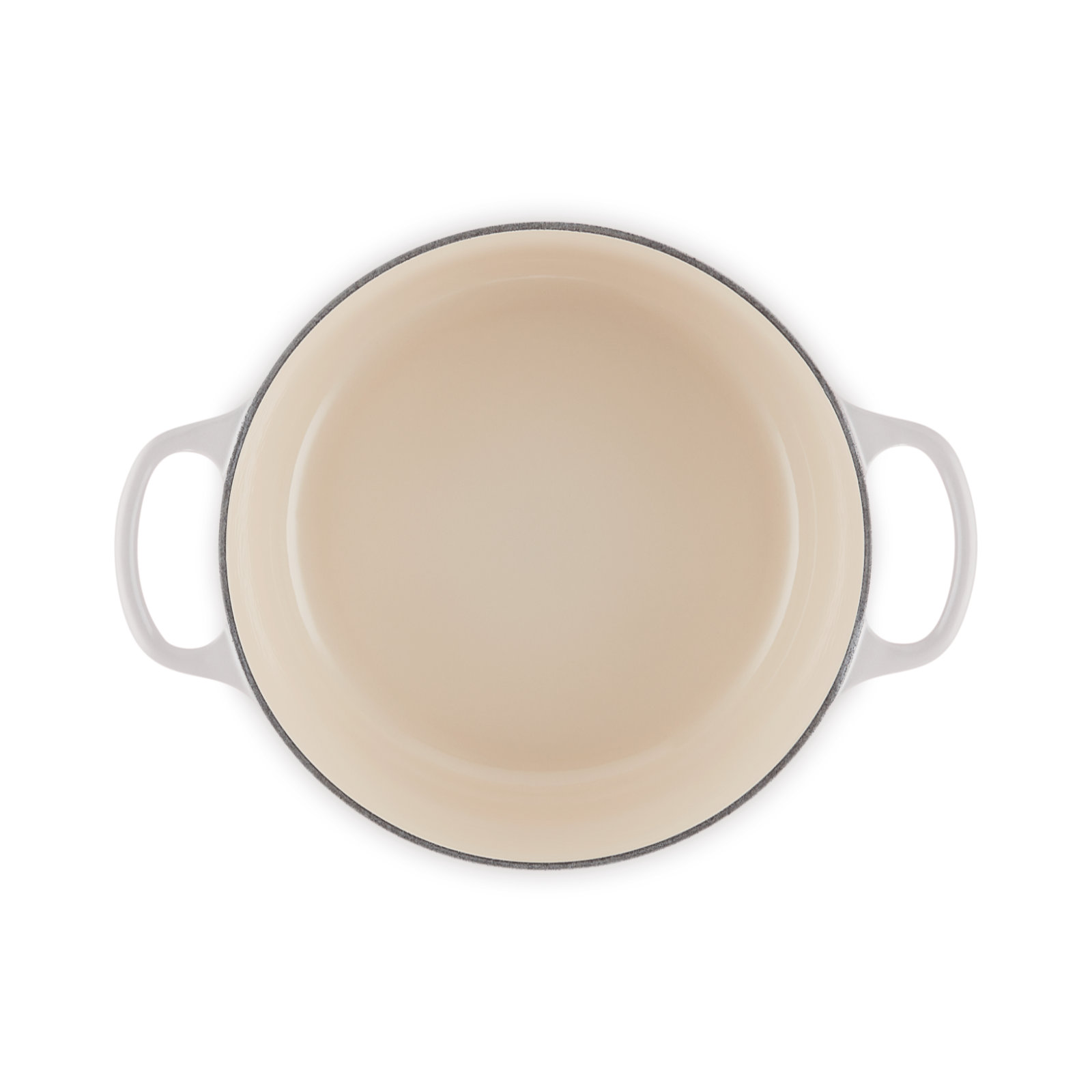 シグニチャー ココット・ロンド 24cm シェルピンク (シルバーツマミ