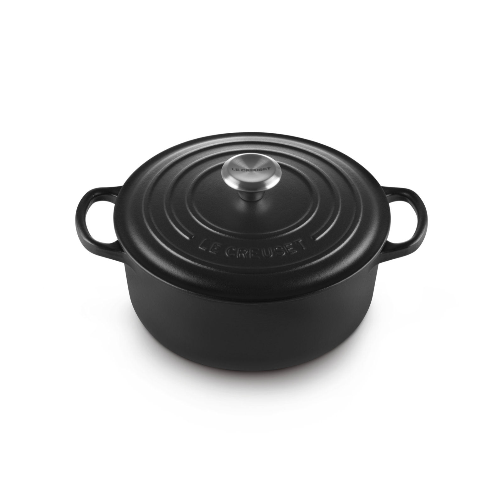 シグニチャー ココット・ロンド 20cm マットブラック (ブラックマット