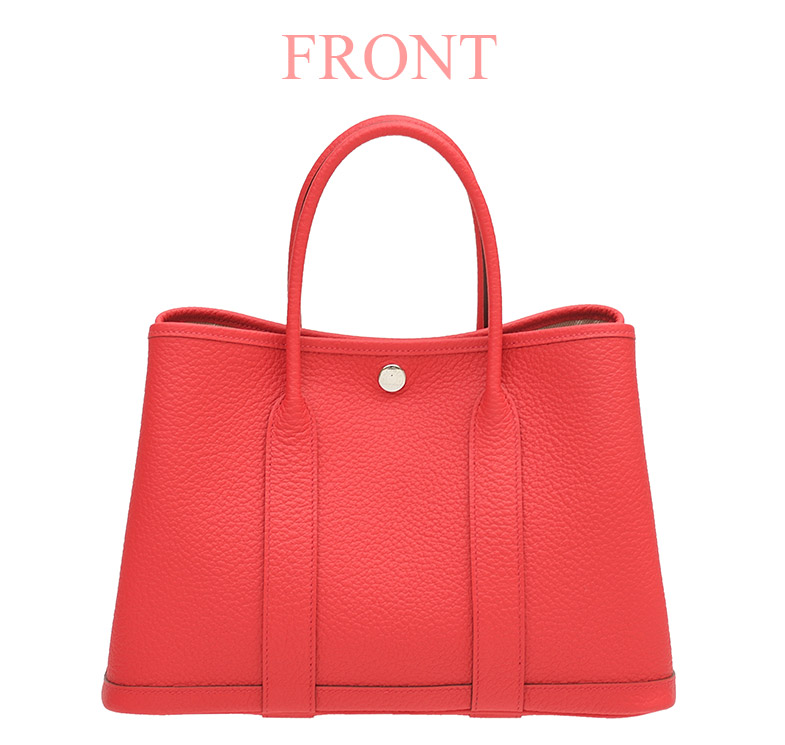 エルメス ガーデンパーティ30/TPM ゴールド ネゴンダ シルバー金具