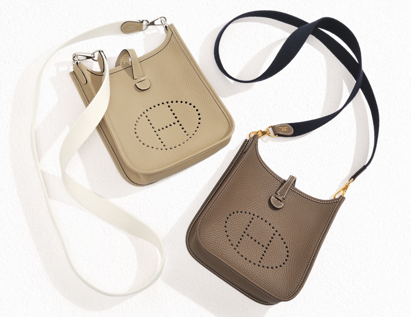 エルメスを代表するショルダーバッグ「エヴリン」のミニサイズ