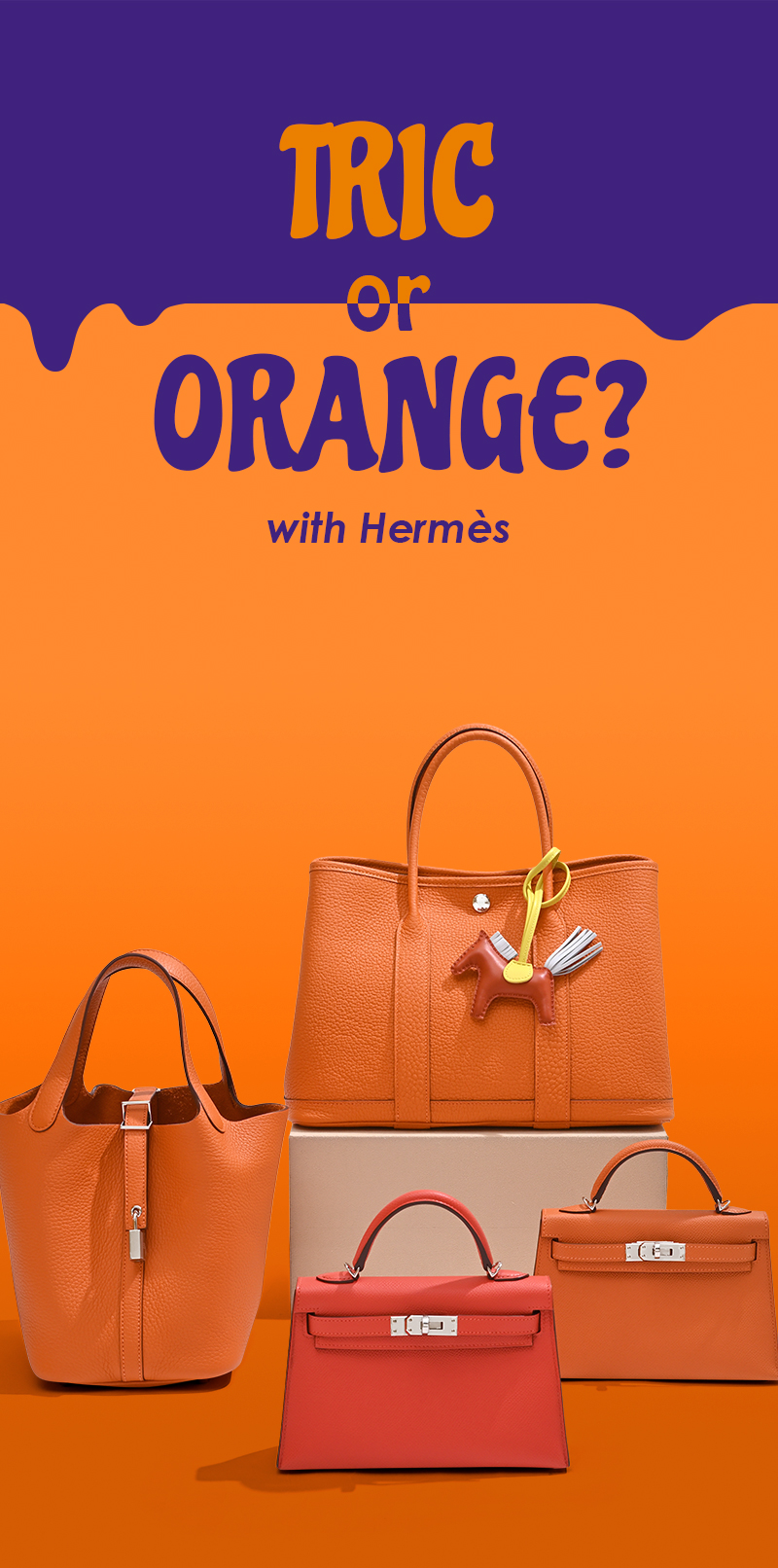 Trick or Orange? with Hermès | オレンジカラーのご紹介 | エルメス