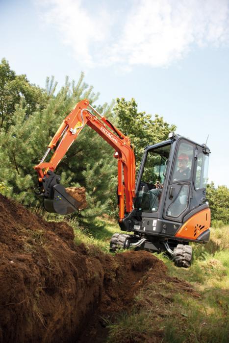 Hitachi ZX 18-3 excavator specs & dimensions (2010 - 2016
