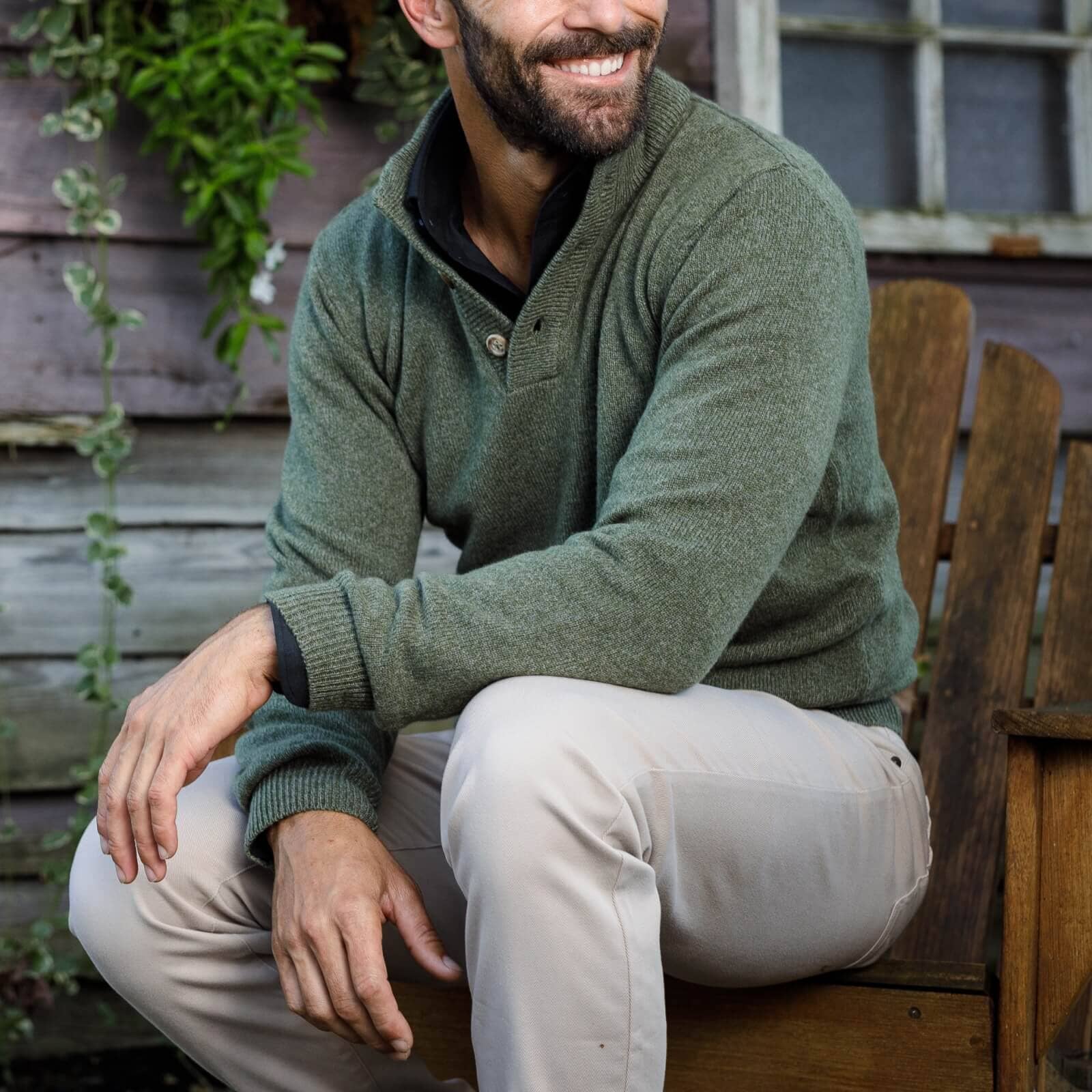 The Sage Brewer Mock Neck Sweater – Ledbury