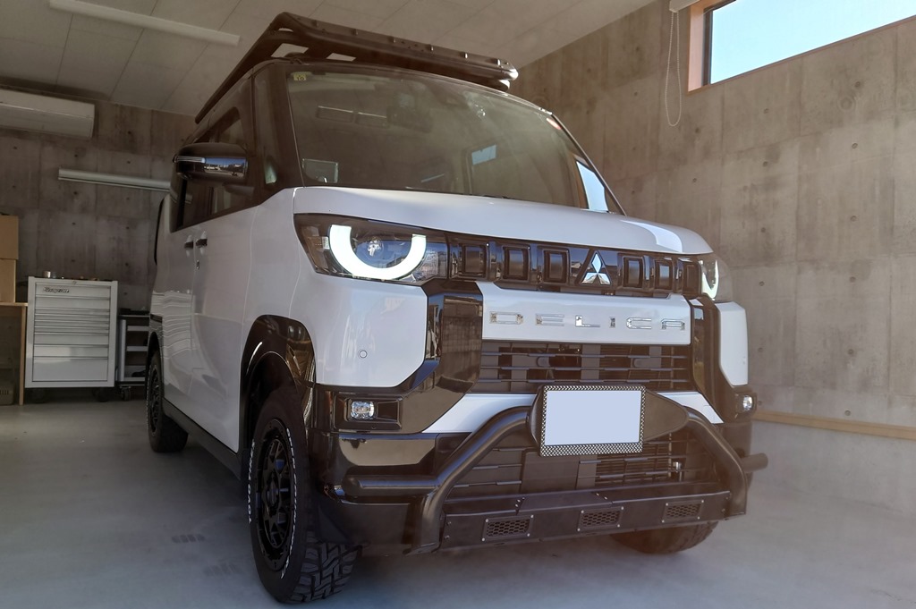 B34A デリカミニ ヘッドライト 強発光デイライトLED加工 （OP