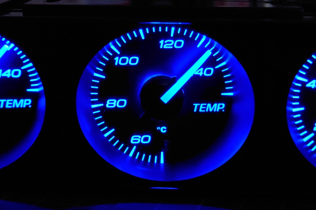 Defi 1DIN用3連メーター打ち替え / 30系セルシオ後期 メーター打ち替え