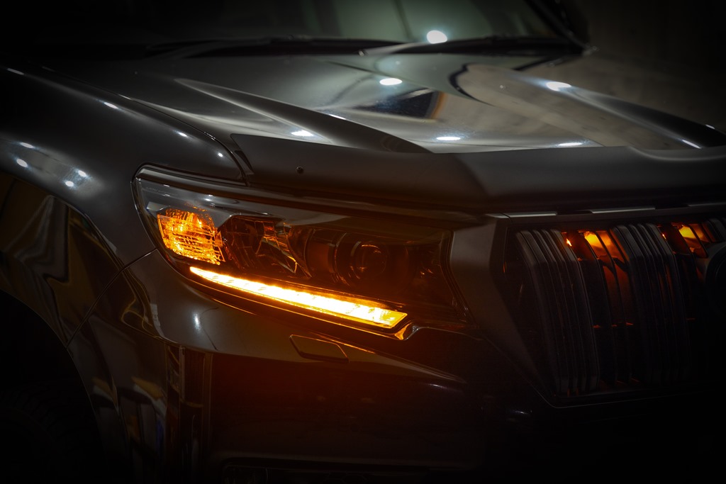 150系プラド後期 ヘッドライトLED加工 - LEDMATICS