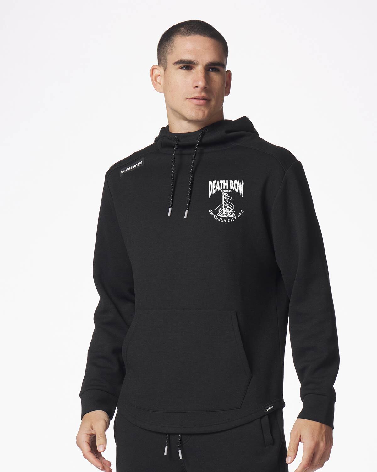 Legends x Swansea x Death Row Hawthorne Tech Hoodie Black Heather