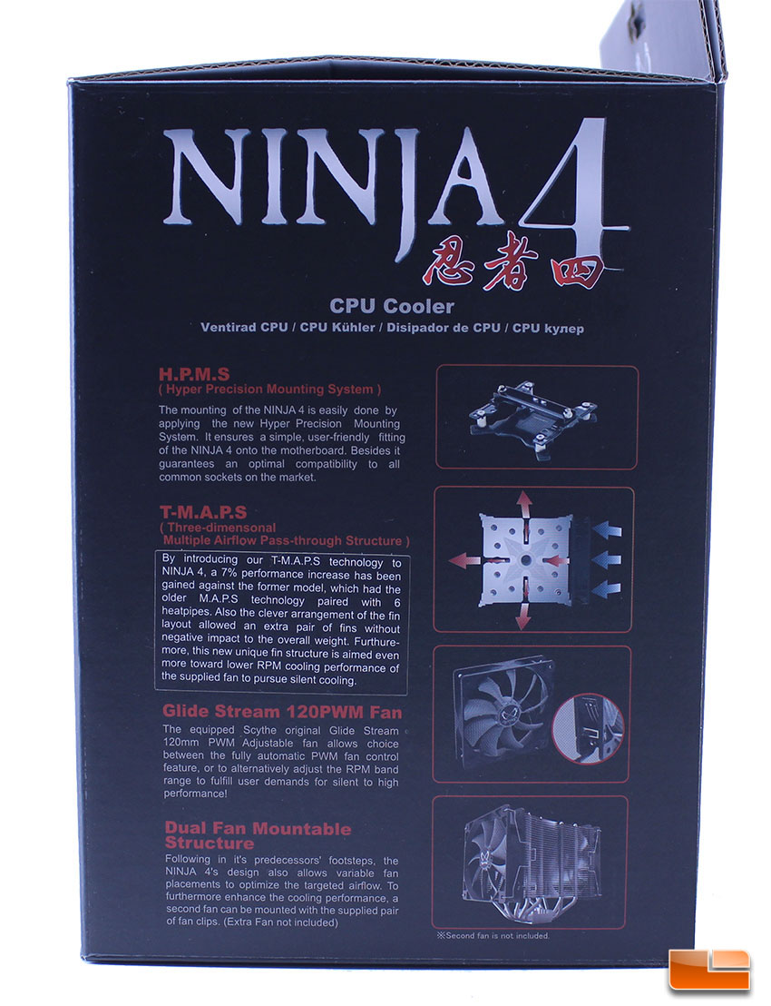 Scythe Ninja 4 CPU Cooler Review - Legit Reviews