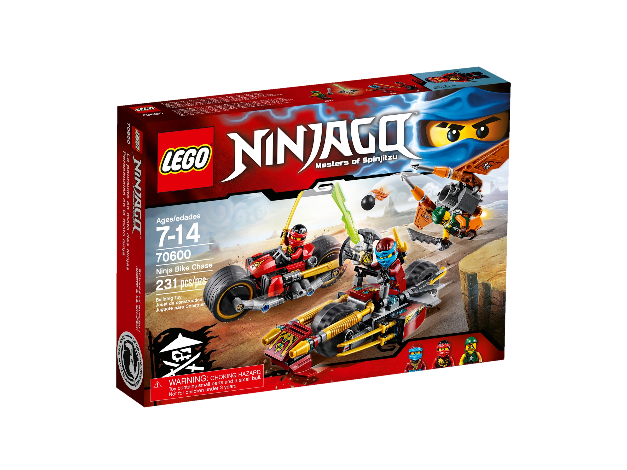 Ninja Bike Chase 70600 | NINJAGO® | Buy online at the Official