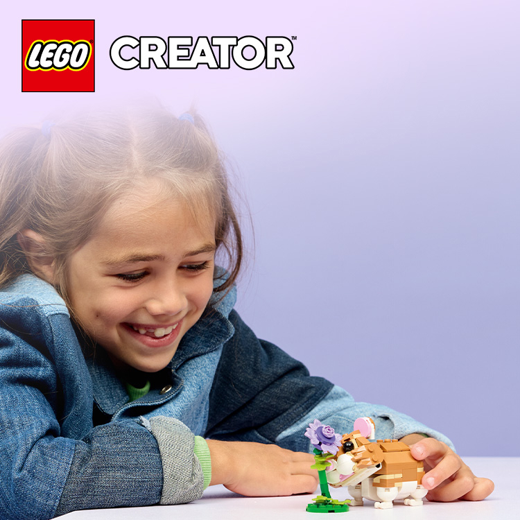 お花だいすき ちびっこハムちゃん 31376 | クリエイター3in1 |レゴ