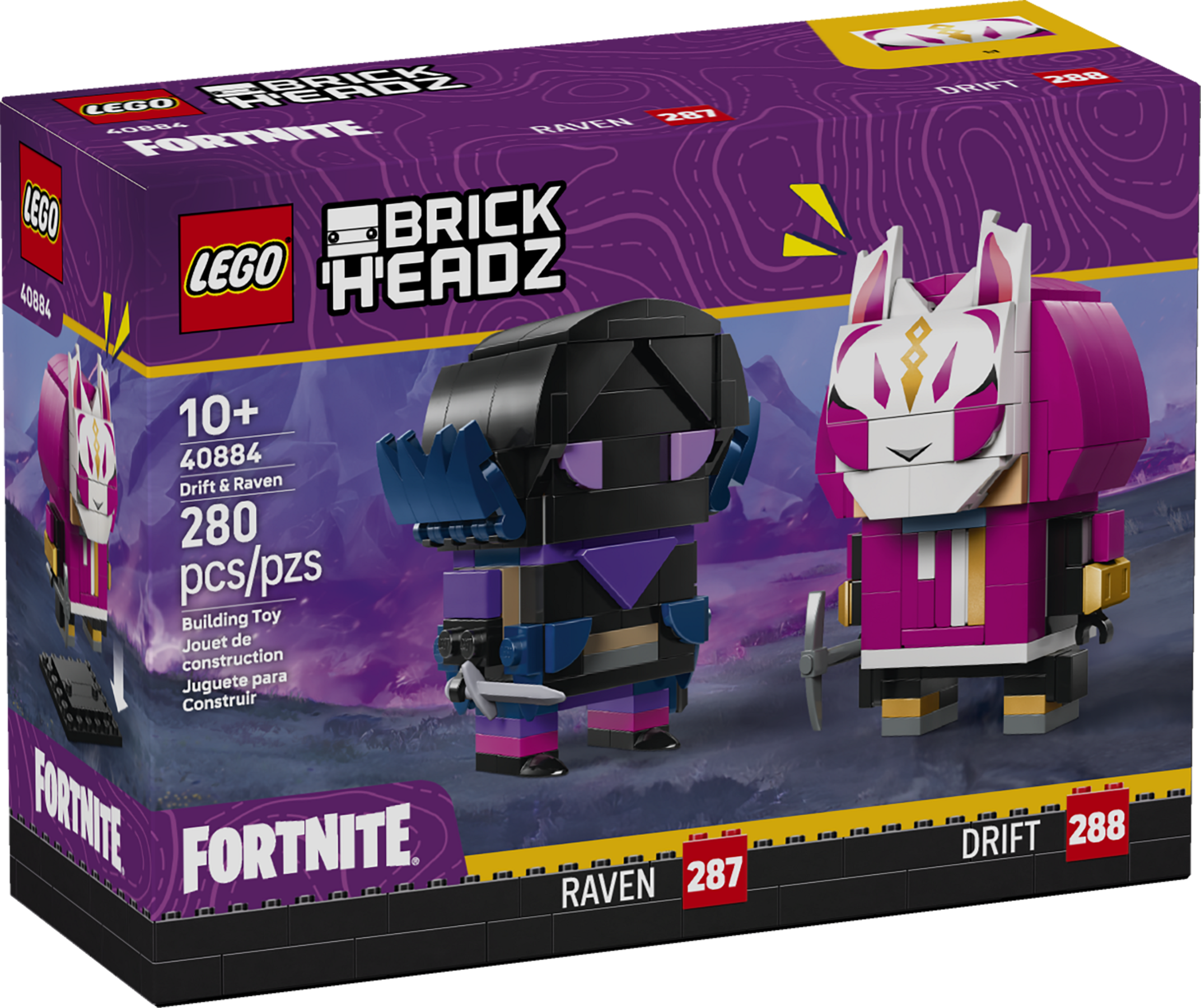フィギュア ドリフト＆レイブン 40884 | LEGO® Fortnite |レゴ®ストア