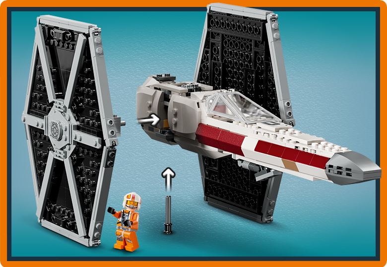 タイ・ファイターとXウィング 75393 | スター・ウォーズ™ |レゴ®ストア