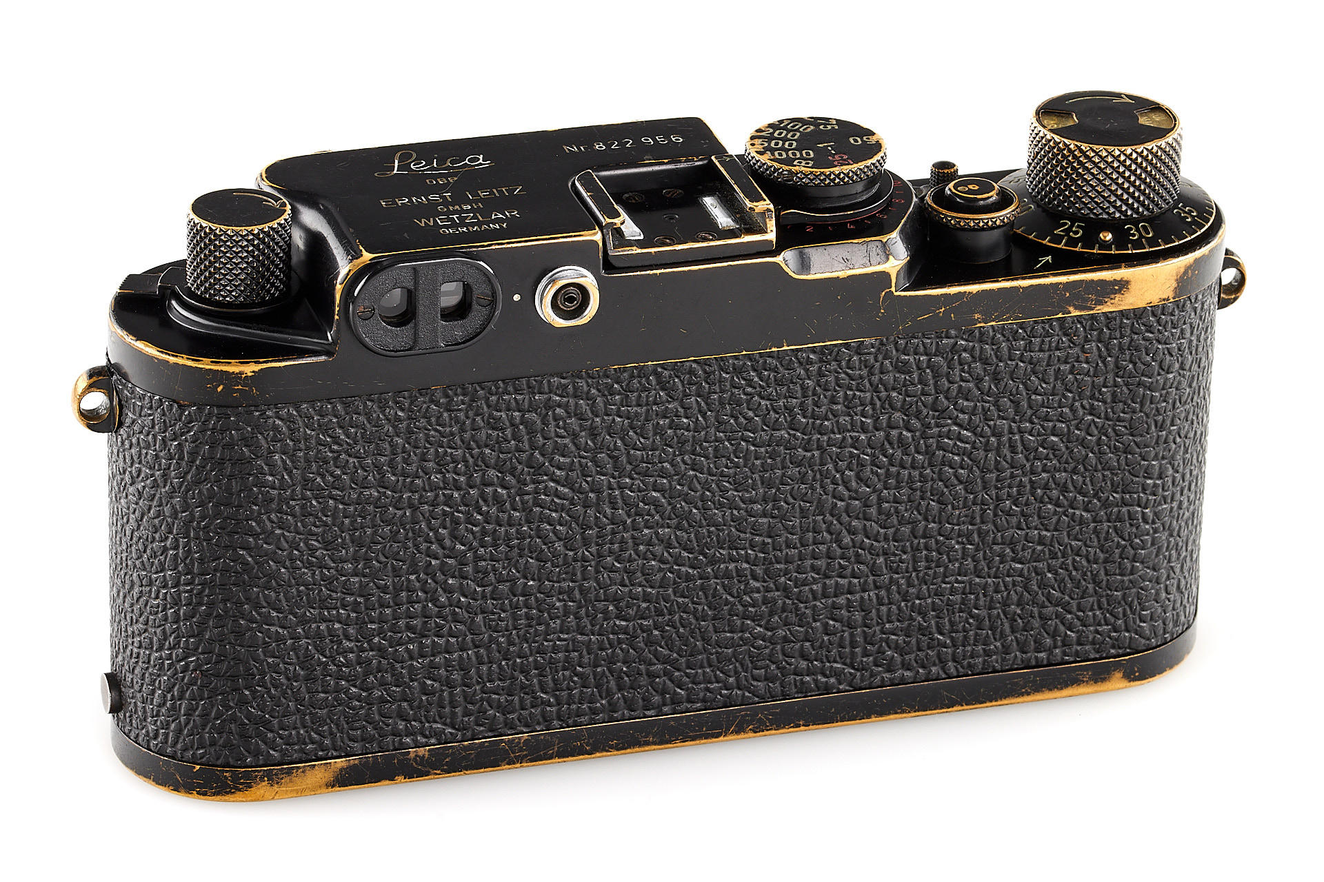 Leica IIIf black paint 'Swedish Army' * | AI_20220121_1128_41121