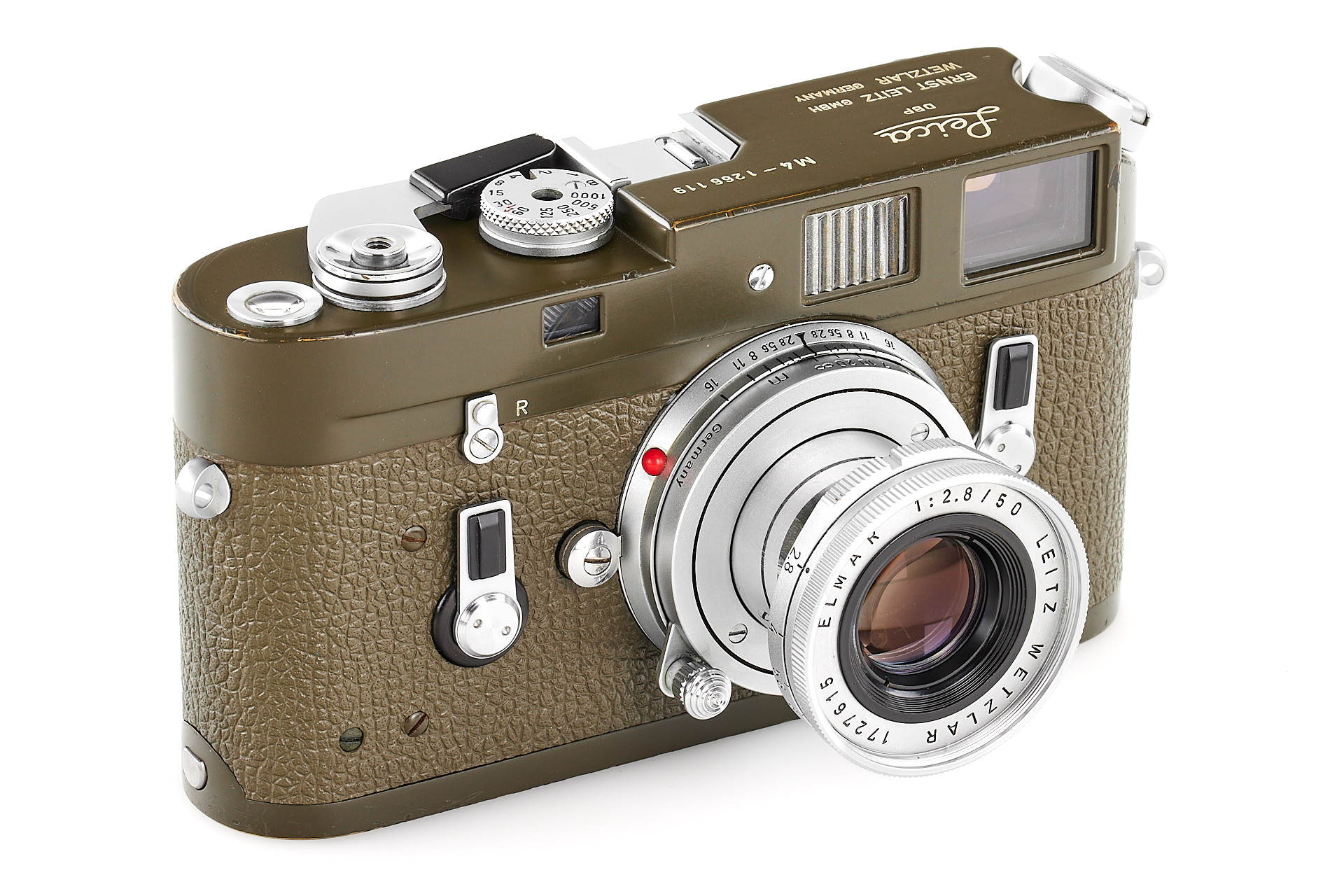 美品 Leica M4 2022年ドイツにてOH済み 元シルバー 美品 Leica M4 2022