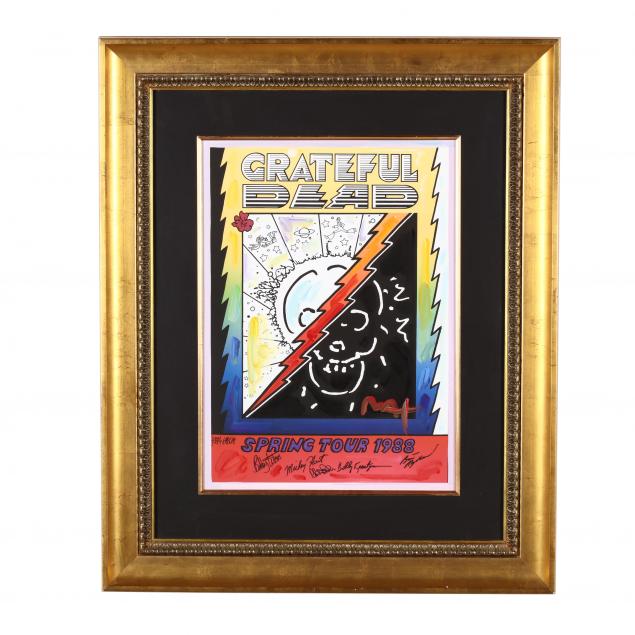 Peter Max (American/German, born 1937), Grateful Dead, With Signed