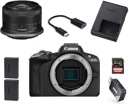 Lensrentals.com - Rent a Canon EOS R50 with 18-45mm f/4.5-6.3 IS