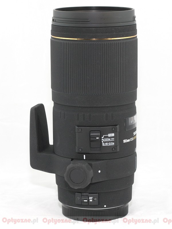 Sigma 180 mm f/3.5 EX DG HSM Macro APO - LensTip.com