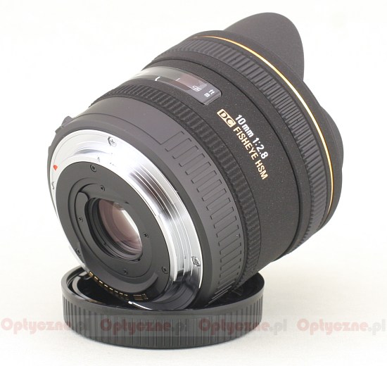 Sigma 10 mm f/2.8 EX DC FISHEYE HSM review - Build quality