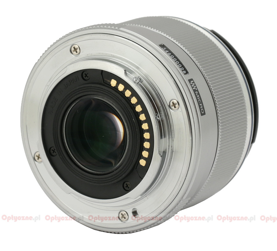Olympus M.Zuiko Digital 25 mm f/1.8 review - Build quality