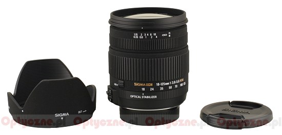 Sigma 18-125 mm f/3.8-5.6 DC OS HSM review - Build quality and
