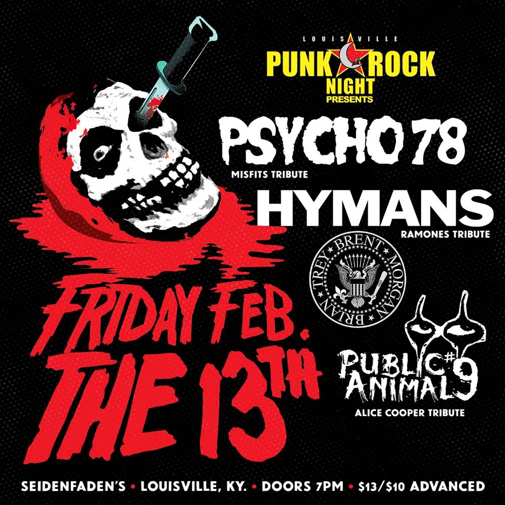 Punk Rock Night Louisville Presents the Friday the 13th Tribute
