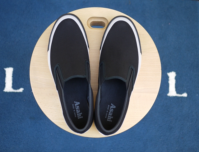 Asahi アサヒ DECK MIXTURE SLIP-ON ＜ブラック＞ 商品詳細｜LEQUEL